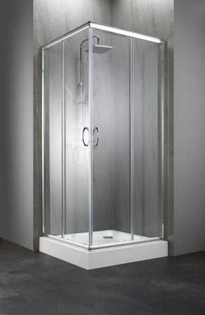 welltime Eckdusche Summer Set, BxT: 80x80