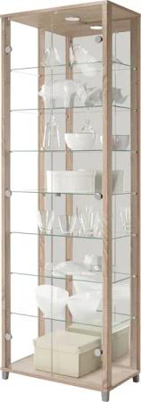 fif möbel Vitrine OPTIMA Standvitrine/Glasvitrine 2x