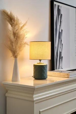 Pauleen Tischleuchte Glowing Midnight max20W beige/green