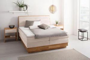 OTTO products Boxspringbett, LED-Beleuchtung, mit zertifizierten,