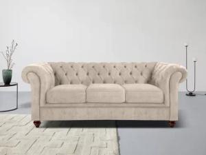 Home affaire Chesterfield-Sofa Chesterfield 3-Sitzer B/T/H:
