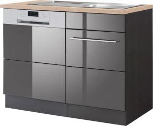 KOCHSTATION Spülenschrank KS-Wien Breite 110 cm,