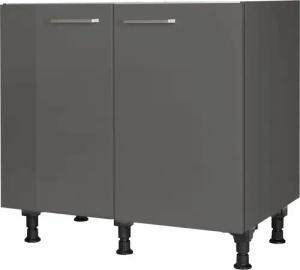 nobilia® Spülenschrank "Flash", vormontiert, mit höhenverstellbaren