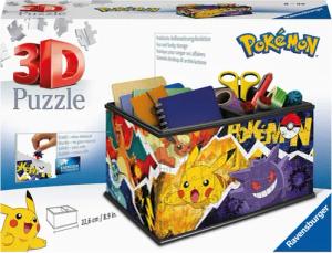 Ravensburger 3D-Puzzle Aufbewahrungsbox Pokémon, 216 Puzzleteile,
