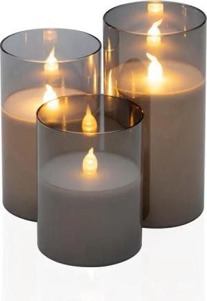 Pauleen LED Dekolicht LED-Kerze Classy Smokey