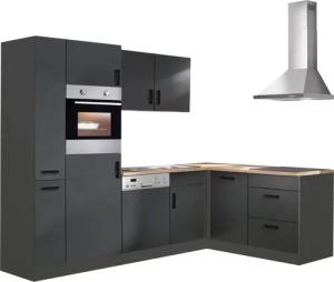 KOCHSTATION Winkelküche KS-Toronto, Stellbreite 260x170 cm,