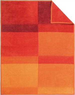 Wohndecke Sorrento Jacquard, IBENA, sanfter Farbverlauf,