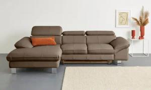 COTTA Ecksofa Driver L-Form, mit Kopfteilverstellung,