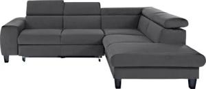 COTTA Ecksofa Morven L-Form mit Kopfteilverstellung,