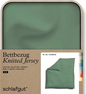 Schlafgut Bettbezug Knitted Jersey uni, aus