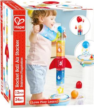 Hape Stapelspielzeug Raketen-Flugstation
