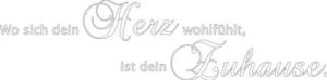 my home Wandspruch Wo sich dein
