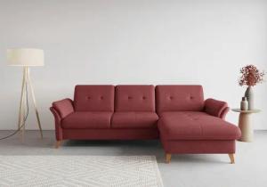 sit&more Ecksofa Göteborg, Sitztiefenverstellung und Federkern,
