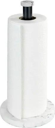 WENKO Küchenrollenhalter Modell Marmor, freistehender Papierrollenhalter