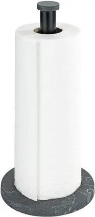 WENKO Küchenrollenhalter Modell Marmor, freistehender Papierrollenhalter