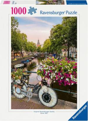 Ravensburger Puzzle Fahrrad und Blumen in