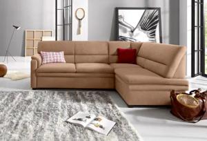 sit&more Ecksofa Pisa L-Form, mit Federkern,