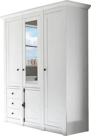 Home affaire Kleiderschrank California Landhaus Wäscheschrank