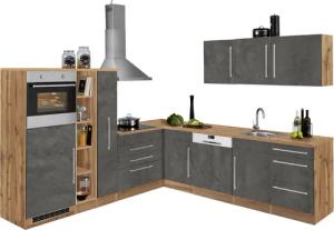 KOCHSTATION Winkelküche KS-Samos, Stellbreite 260x270 cm,