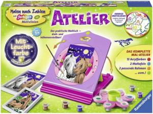 Ravensburger Malen nach Zahlen Atelier Pferde,