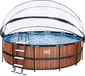 EXIT Framepool inkl. multifunktionaler Poolabdeckung und
