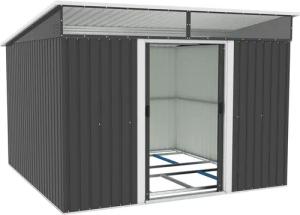 KONIFERA Gerätehaus Metallgerätehaus, BxT: 282x281 cm,