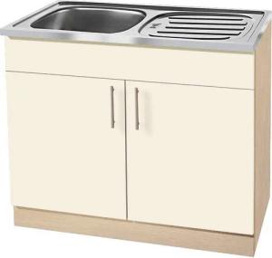 wiho Küchen Spülenschrank Kiel 100 cm