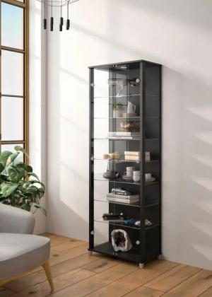 fif möbel Vitrine Optima Standvitrine, Glastüren,