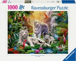 Ravensburger Puzzle Familie der Weißen Tiger,