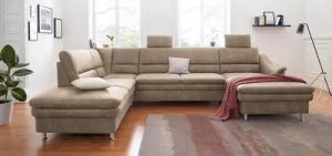 sit&more Wohnlandschaft Cardoso U-Form, mit Federkern