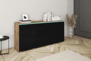 INOSIGN Sideboard VERA, grifflos, verstellbare Einlegeböden,