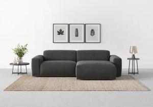 TRENDMANUFAKTUR Ecksofa Braga, mit hochwertigem Kaltschaum,