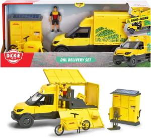 Dickie Toys Spielzeug-Auto DHL Delivery Set
