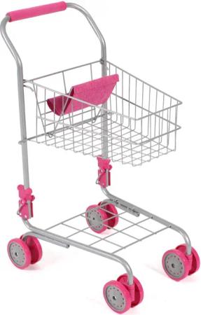 CHIC2000 Spiel-Einkaufswagen Pink, mit Puppensitz