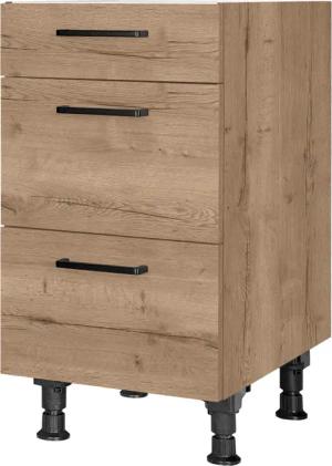 nobilia® Unterschrank "Structura", vormontiert, mit höhenverstellbaren