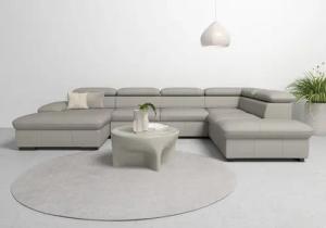 Home affaire Wohnlandschaft Alberto U-Form, mit