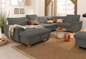 Home affaire Wohnlandschaft Lyla U-Form, wahlweise