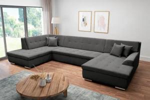 DOMO collection Wohnlandschaft Treviso incl. Zierkissen,