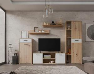 FORTE Wohnwand Pablo, (5-St), Wohnwand 5teilig,