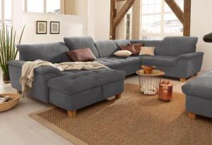 Home affaire Wohnlandschaft Lyla U-Form, wahlweise