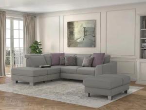 sit&more Ecksofa Dundee L-Form, mit Federkern