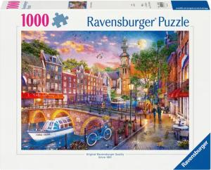 Ravensburger Puzzle Sonnenuntergang Amsterdam 1000p, 1000