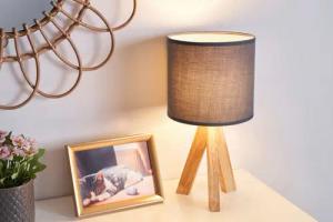 Pauleen Tischleuchte Woody Love, ohne Leuchtmittel,