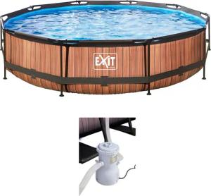 EXIT Framepool inkl. Kartuschen-Filterpumpe & Filterkartusche