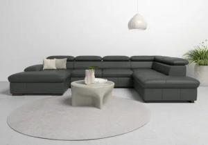 Home affaire Wohnlandschaft Alberto U-Form, mit