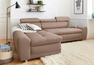 sit&more Ecksofa Riva L-Form, inklusive Kopteilverstellung,