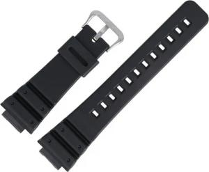 CASIO Uhrenarmband 16mm Kunststoff Schwarz DW-5300