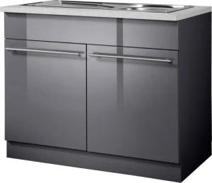 wiho Küchen Spülenschrank Chicago 100 cm