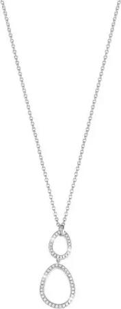Esprit Collier Brilliance, aus 925er Sterling-Silber, Zirkonia, Erbskette, 42cm lang