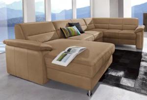 sit&more Wohnlandschaft Ascara U-Form, inklusive Boxspring/Federkern-Polsterung,